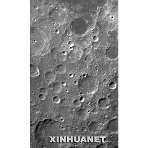 China publishes first moon picture